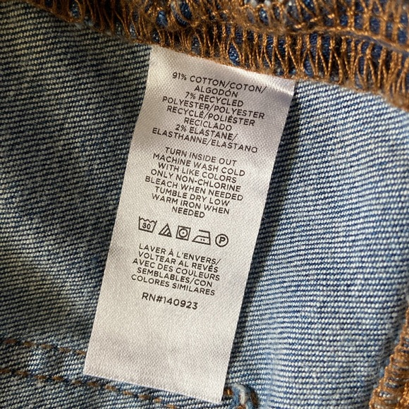 LOFT Patch Pocket High Rise Kick Crop Jeans, Dark Wash, Sz 4/27, NWT - Picture 4 of 12